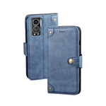 Custodia per telefono in pelle con texture retrò idewei, For Realme 10 5G, For Tecno Pova 4, For ZTE Axon 30S, For ZTE Blade A72 4G, For Honor X40 GT