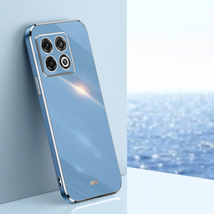 Custodia per telefono in TPU con bordo in oro con placcatura 6D XINLI, For OnePlus 10 Pro, For OnePlus Ace, For OnePlus Ace Racing
