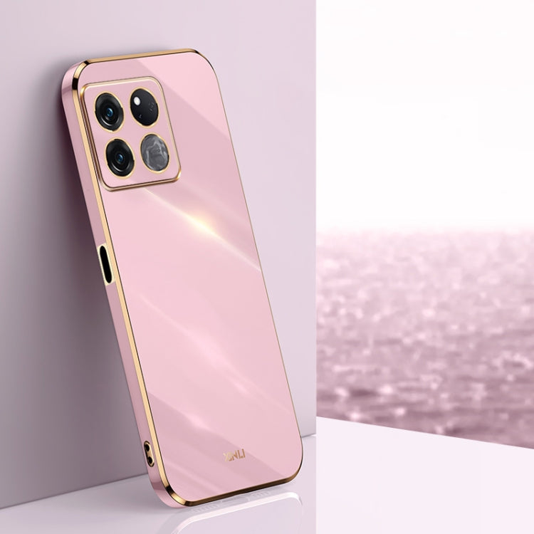 Custodia per telefono in TPU con bordo in oro con placcatura 6D XINLI, For OnePlus 10 Pro, For OnePlus Ace, For OnePlus Ace Racing