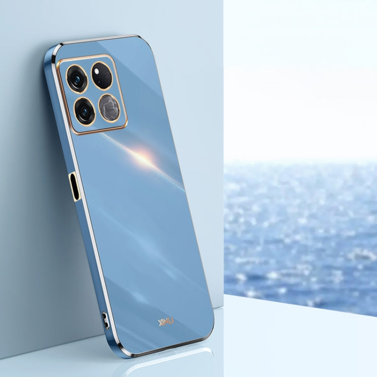 Custodia per telefono in TPU con bordo in oro con placcatura 6D XINLI, For OnePlus 10 Pro, For OnePlus Ace, For OnePlus Ace Racing