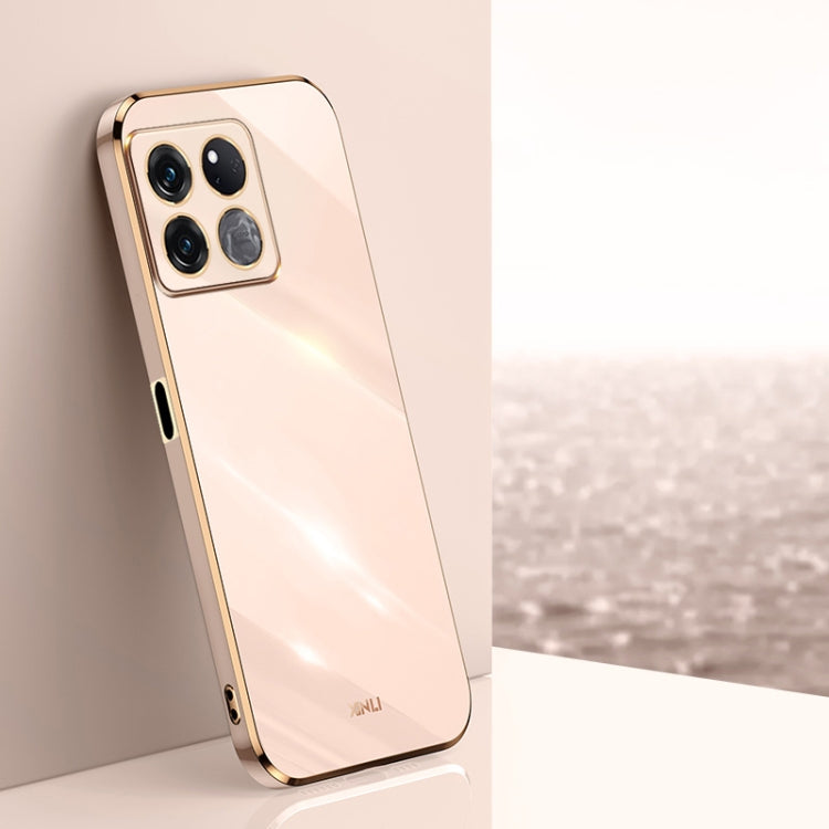 Custodia per telefono in TPU con bordo in oro con placcatura 6D XINLI, For OnePlus 10 Pro, For OnePlus Ace, For OnePlus Ace Racing
