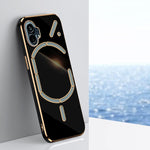 Custodia per telefono in TPU con bordo in oro con placcatura 6D XINLI, For OnePlus Ace Pro, For Nothing Phone 1