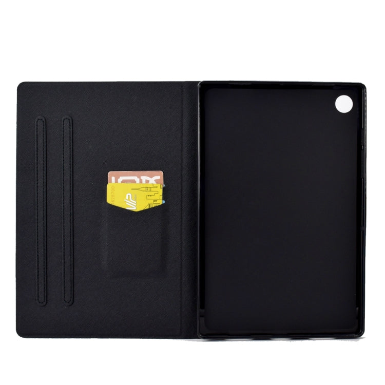 Custodia per tablet in pelle Smart TPU pressata elettrica, For Samsung Galaxy Tab A8 10.5 2021 / A8 2022, For Samsung Galaxy Tab S6 Lite SM-P610, For Samsung Galaxy Tab A 8.0 T350, For Samsung Galaxy Tab A7 10.4 2020 / 2022                             ...