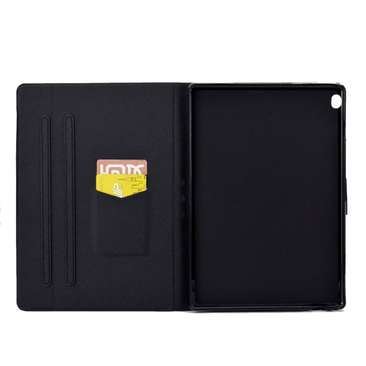 Custodia per tablet in pelle Smart TPU pressata elettrica, For Lenovo Tab M10 FHD REL
