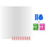 Pellicola in vetro temperato 10 pezzi 0,26 mm 9H 2,5D, For Realme V23i (10 PCS), For Samsung Galaxy A34 5G (10 PCS)