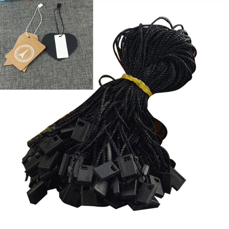 2 Confezioni (1 confezione da 1000 pezzi) Corda per abbigliamento in cotoneCompresse appese quadrate in plastica universali