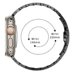 Cinturino in acciaio, For Apple Watch Series 8&7 41mm / SE 2&6&SE&5&4 40mm / 3&2&1 38mm, For Apple Watch Ultra 49mm / Series 8&7 45mm / SE 2&6&SE&5&4 44mm / 3&2&1 42mm