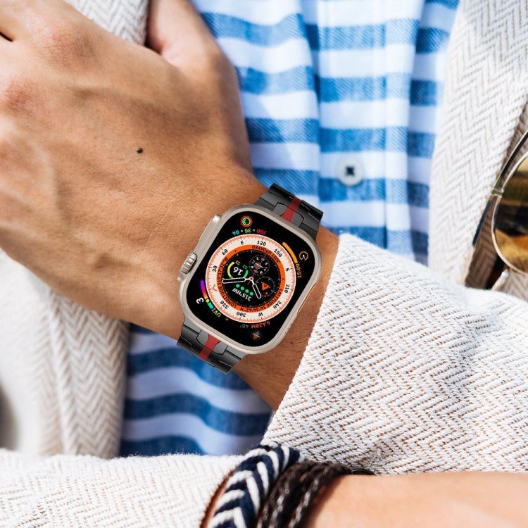 Cinturino in acciaio, For Apple Watch Series 8&7 41mm / SE 2&6&SE&5&4 40mm / 3&2&1 38mm, For Apple Watch Ultra 49mm / Series 8&7 45mm / SE 2&6&SE&5&4 44mm / 3&2&1 42mm