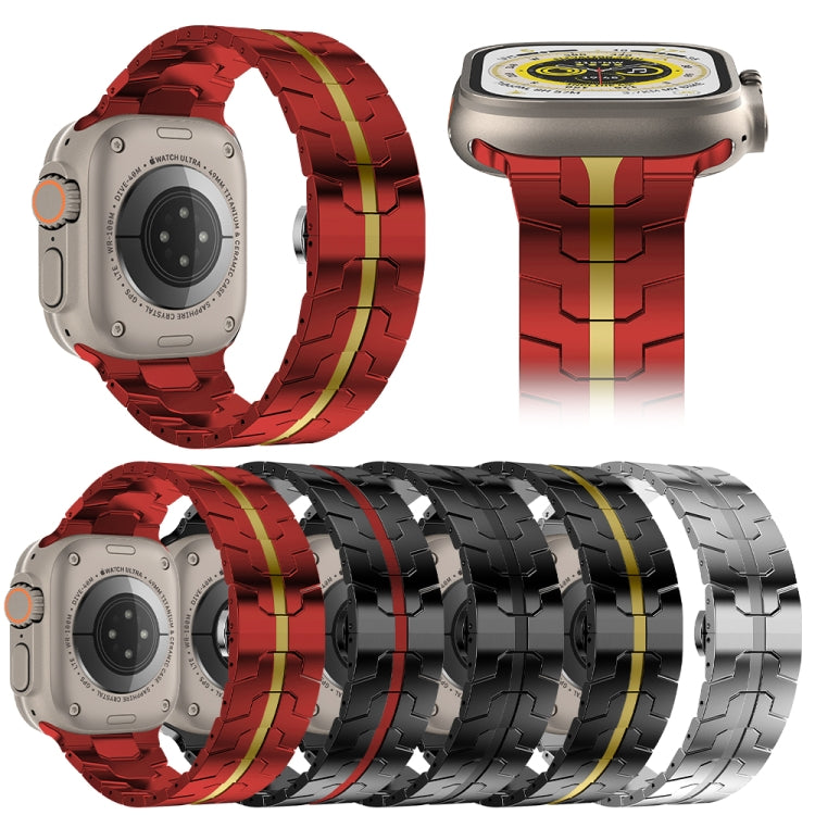 Cinturino in acciaio, For Apple Watch Series 8&7 41mm / SE 2&6&SE&5&4 40mm / 3&2&1 38mm, For Apple Watch Ultra 49mm / Series 8&7 45mm / SE 2&6&SE&5&4 44mm / 3&2&1 42mm