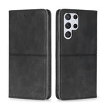 Custodia per telefono in pelle a vibrazione orizzontale magnetica con trama di mucca, For Samsung Galaxy S23 5G, For Samsung Galaxy S23 Ultra 5G, For Samsung Galaxy S23+ 5G, For Samsung Galaxy A04E