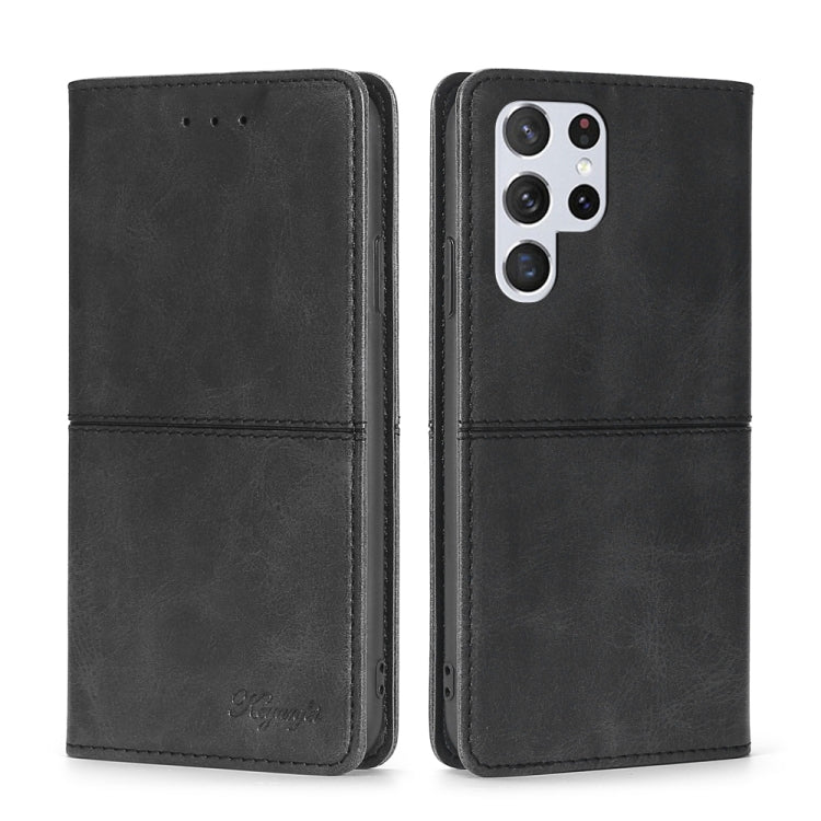 Custodia per telefono in pelle a vibrazione orizzontale magnetica con trama di mucca, For Samsung Galaxy S23 5G, For Samsung Galaxy S23 Ultra 5G, For Samsung Galaxy S23+ 5G, For Samsung Galaxy A04E