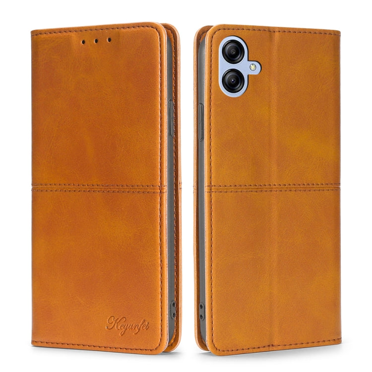 Custodia per telefono in pelle a vibrazione orizzontale magnetica con trama di mucca, For Samsung Galaxy S23 5G, For Samsung Galaxy S23 Ultra 5G, For Samsung Galaxy S23+ 5G, For Samsung Galaxy A04E