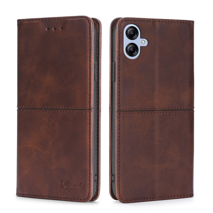 Custodia per telefono in pelle a vibrazione orizzontale magnetica con trama di mucca, For Samsung Galaxy S23 5G, For Samsung Galaxy S23 Ultra 5G, For Samsung Galaxy S23+ 5G, For Samsung Galaxy A04E