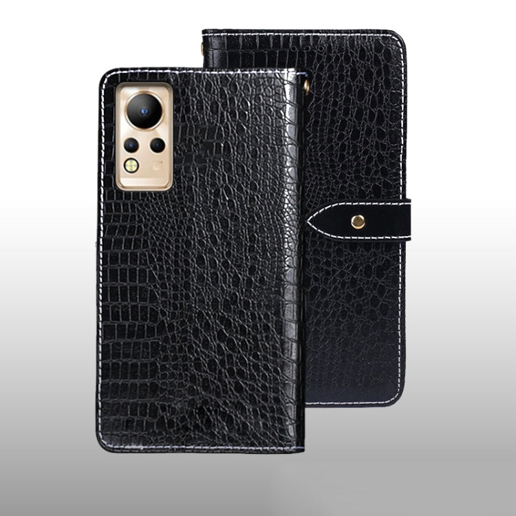 idewei Custodia per telefono in pelle con texture coccodrillo, For Huawei nova Y90, For Infinix Note 12, For Infinix Note 12 Pro 4G, For Infinix Smart 6 Plus, For Nokia G11 Plus, For Samsung Galaxy A04e 4G, For Tecno Camon 19, For Tecno Pova 3         ...