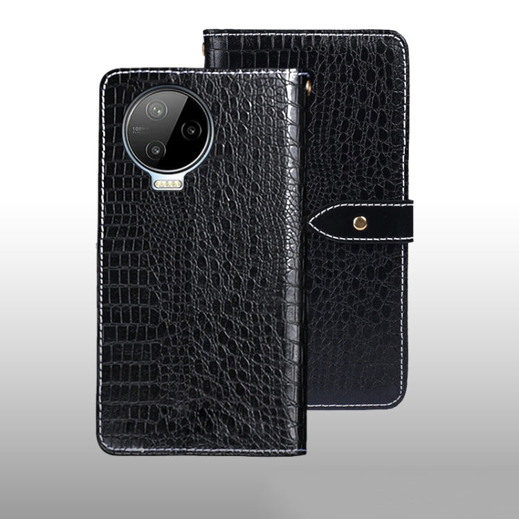 idewei Custodia per telefono in pelle con texture coccodrillo, For Huawei nova Y90, For Infinix Note 12, For Infinix Note 12 Pro 4G, For Infinix Smart 6 Plus, For Nokia G11 Plus, For Samsung Galaxy A04e 4G, For Tecno Camon 19, For Tecno Pova 3         ...