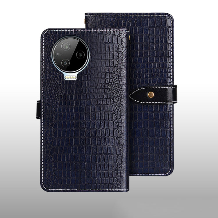 idewei Custodia per telefono in pelle con texture coccodrillo, For Huawei nova Y90, For Infinix Note 12, For Infinix Note 12 Pro 4G, For Infinix Smart 6 Plus, For Nokia G11 Plus, For Samsung Galaxy A04e 4G, For Tecno Camon 19, For Tecno Pova 3         ...