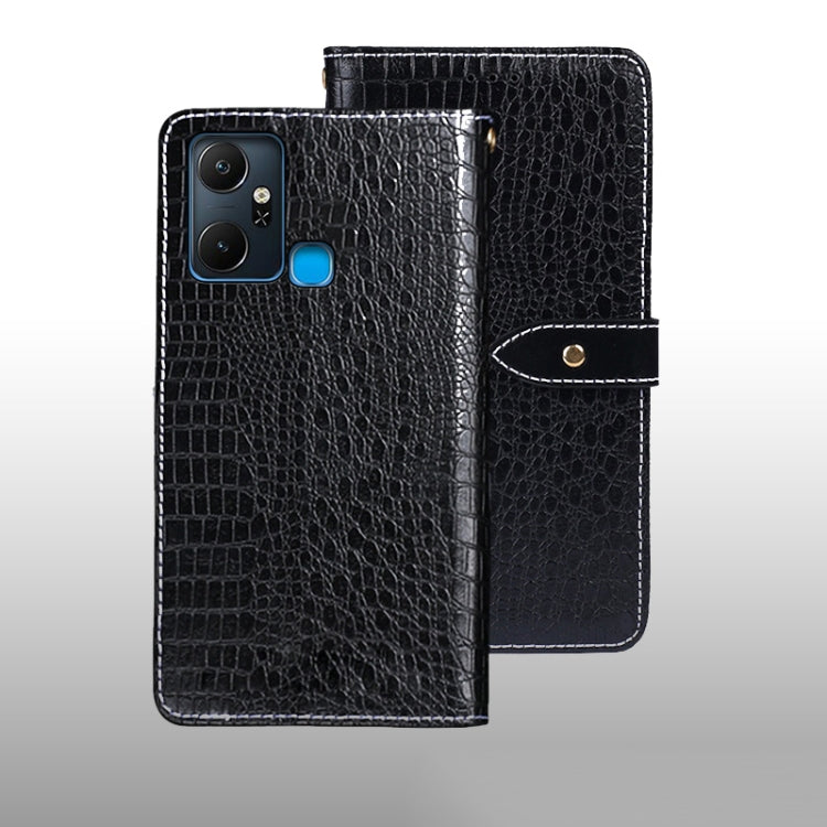 idewei Custodia per telefono in pelle con texture coccodrillo, For Huawei nova Y90, For Infinix Note 12, For Infinix Note 12 Pro 4G, For Infinix Smart 6 Plus, For Nokia G11 Plus, For Samsung Galaxy A04e 4G, For Tecno Camon 19, For Tecno Pova 3         ...