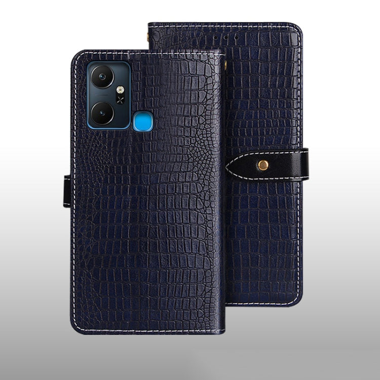 idewei Custodia per telefono in pelle con texture coccodrillo, For Huawei nova Y90, For Infinix Note 12, For Infinix Note 12 Pro 4G, For Infinix Smart 6 Plus, For Nokia G11 Plus, For Samsung Galaxy A04e 4G, For Tecno Camon 19, For Tecno Pova 3         ...