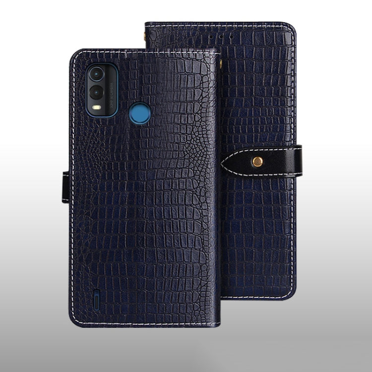idewei Custodia per telefono in pelle con texture coccodrillo, For Huawei nova Y90, For Infinix Note 12, For Infinix Note 12 Pro 4G, For Infinix Smart 6 Plus, For Nokia G11 Plus, For Samsung Galaxy A04e 4G, For Tecno Camon 19, For Tecno Pova 3         ...