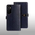 idewei Custodia per telefono in pelle con texture coccodrillo, For Huawei nova Y90, For Infinix Note 12, For Infinix Note 12 Pro 4G, For Infinix Smart 6 Plus, For Nokia G11 Plus, For Samsung Galaxy A04e 4G, For Tecno Camon 19, For Tecno Pova 3         ...
