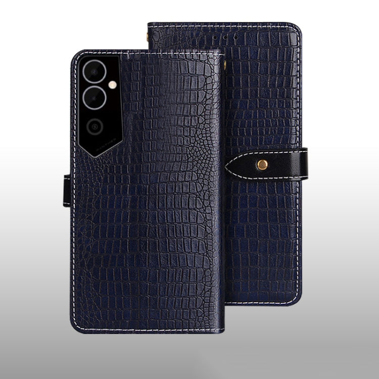 idewei Custodia per telefono in pelle con texture coccodrillo, For Huawei nova Y90, For Infinix Note 12, For Infinix Note 12 Pro 4G, For Infinix Smart 6 Plus, For Nokia G11 Plus, For Samsung Galaxy A04e 4G, For Tecno Camon 19, For Tecno Pova 3         ...