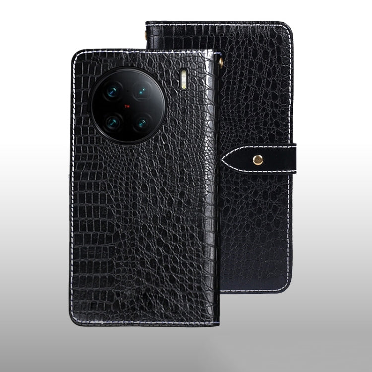 idewei Custodia per telefono in pelle con texture coccodrillo, For Huawei nova Y90, For Infinix Note 12, For Infinix Note 12 Pro 4G, For Infinix Smart 6 Plus, For Nokia G11 Plus, For Samsung Galaxy A04e 4G, For Tecno Camon 19, For Tecno Pova 3         ...