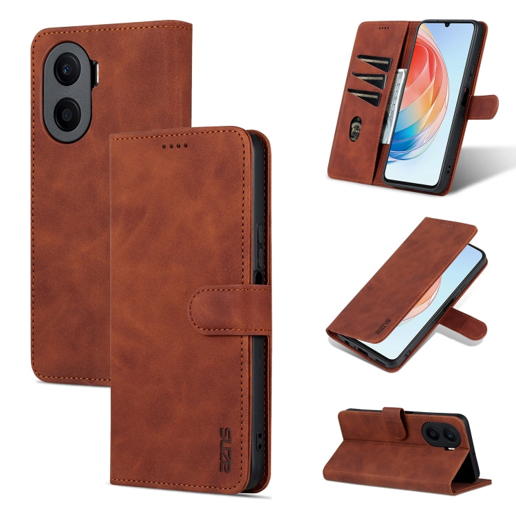 AZNS Skin Feel Calf Texture Flip Custodia in pelle per telefono, For OPPO K10x 5G / Realme 9 Pro, For Honor Play 40 Plus, For Huawei Mate 50 / Mate 50E