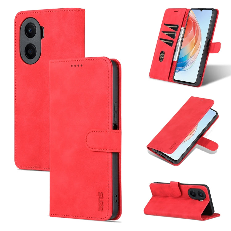 AZNS Skin Feel Calf Texture Flip Custodia in pelle per telefono, For OPPO K10x 5G / Realme 9 Pro, For Honor Play 40 Plus, For Huawei Mate 50 / Mate 50E
