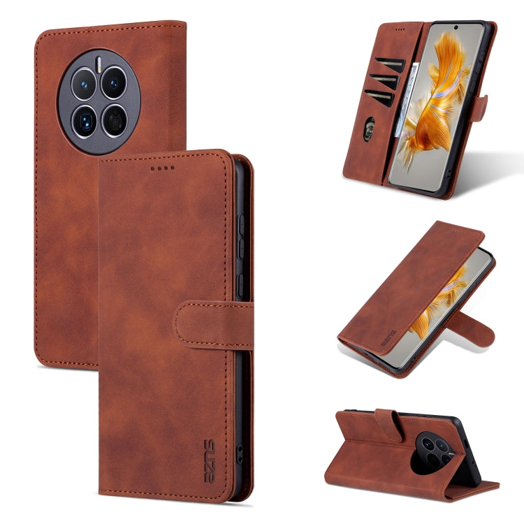 AZNS Skin Feel Calf Texture Flip Custodia in pelle per telefono, For OPPO K10x 5G / Realme 9 Pro, For Honor Play 40 Plus, For Huawei Mate 50 / Mate 50E