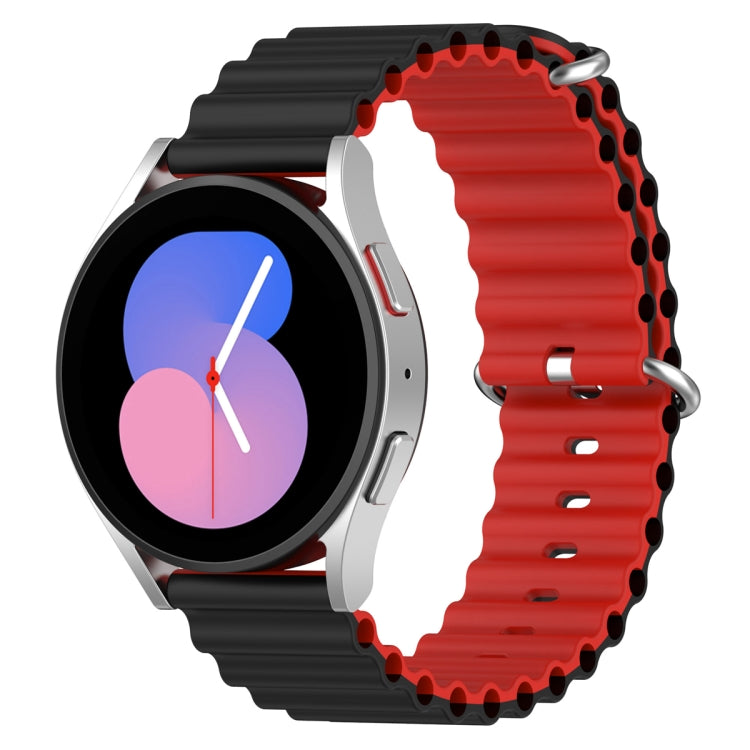Cinturino per orologio bicolore in silicone stile oceano universale, 20mm, 22mm