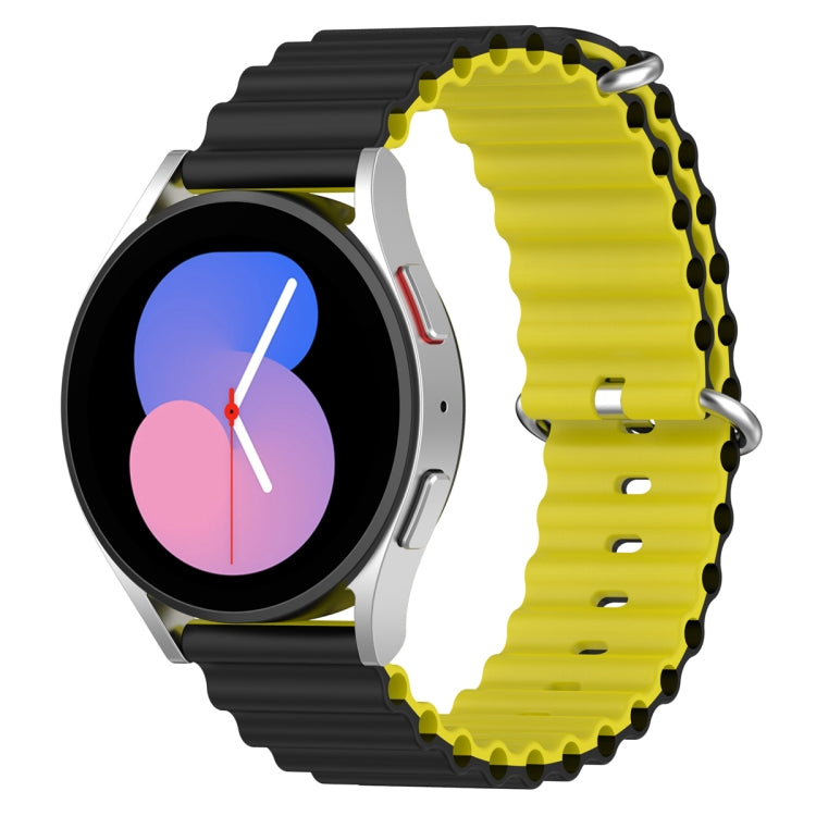 Cinturino per orologio bicolore in silicone stile oceano universale, 20mm, 22mm