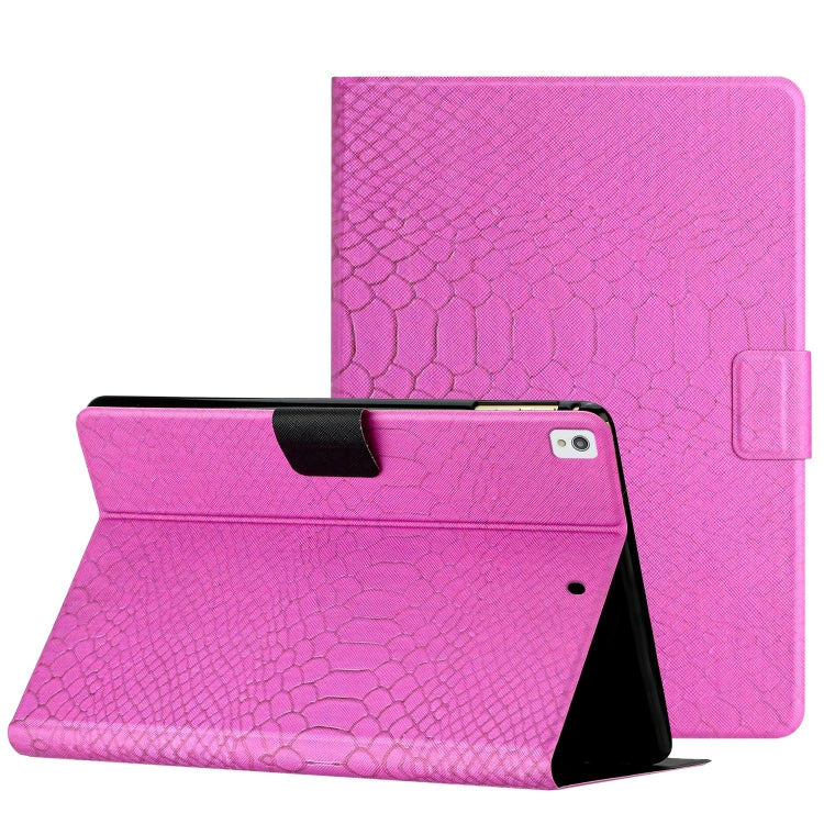 Custodia Smart Tablet in pelle di coccodrillo tinta unita, For iPad Air / Air 2 / 9.7 2017 / 9.7 2018, For iPad 10.2 / 10.5, For iPad 10th Gen 10.9 2022, For iPad Pro 11 2020 / 2018 / Air 2020 10.9