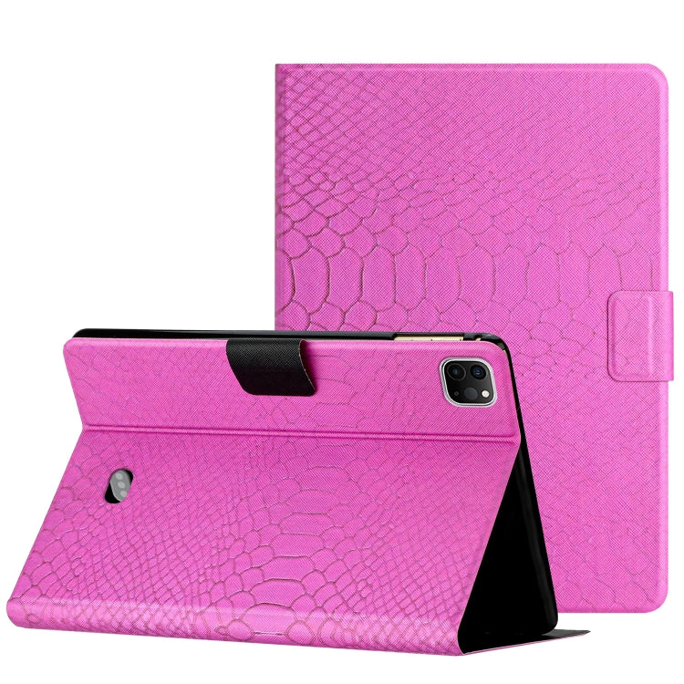 Custodia Smart Tablet in pelle di coccodrillo tinta unita, For iPad Air / Air 2 / 9.7 2017 / 9.7 2018, For iPad 10.2 / 10.5, For iPad 10th Gen 10.9 2022, For iPad Pro 11 2020 / 2018 / Air 2020 10.9