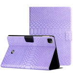 Custodia Smart Tablet in pelle di coccodrillo tinta unita, For iPad Air / Air 2 / 9.7 2017 / 9.7 2018, For iPad 10.2 / 10.5, For iPad 10th Gen 10.9 2022, For iPad Pro 11 2020 / 2018 / Air 2020 10.9