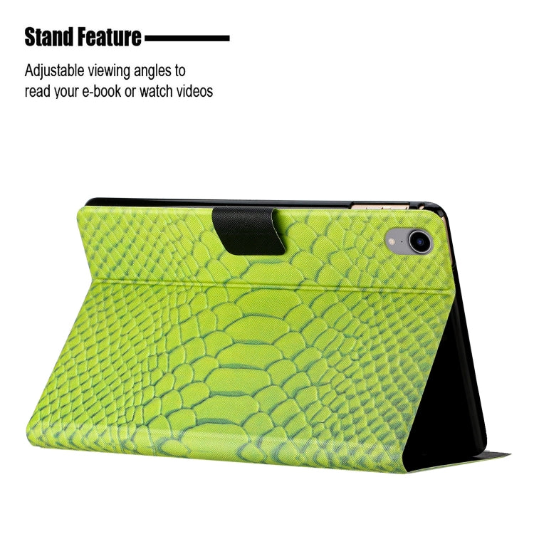 Custodia Smart Tablet in pelle di coccodrillo tinta unita, For iPad mini 2024 / mini 6, For iPad mini 5/4/3/2/1, For Huawei MediaPad M5 lite 10.1, For Lenovo Tab M10
