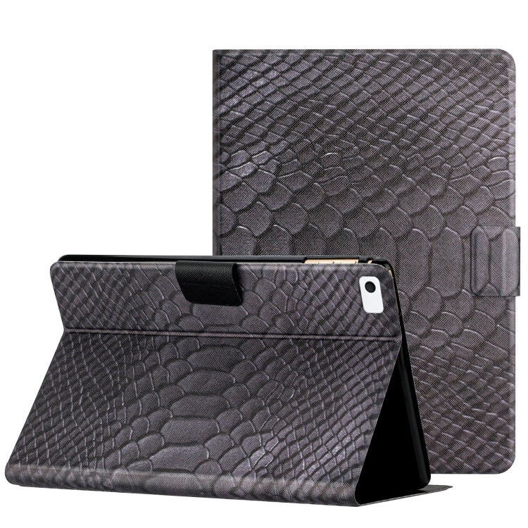 Custodia Smart Tablet in pelle di coccodrillo tinta unita, For iPad mini 2024 / mini 6, For iPad mini 5/4/3/2/1, For Huawei MediaPad M5 lite 10.1, For Lenovo Tab M10