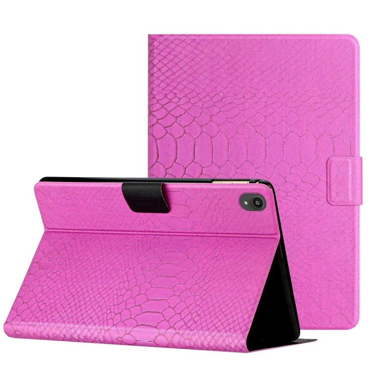 Custodia Smart Tablet in pelle di coccodrillo tinta unita, For Lenovo Tab P11, For Samsung Galaxy Tab A7 10.4 2020, For Samsung Galaxy Tab A7 Lite, For Samsung Galaxy Tab A8