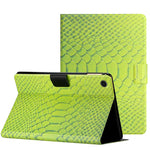 Custodia Smart Tablet in pelle di coccodrillo tinta unita, For Lenovo Tab P11, For Samsung Galaxy Tab A7 10.4 2020, For Samsung Galaxy Tab A7 Lite, For Samsung Galaxy Tab A8