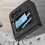 Custodia per telefono in pelle antiurto pieghevole magnetica GKK, For Motorola Razr 2022