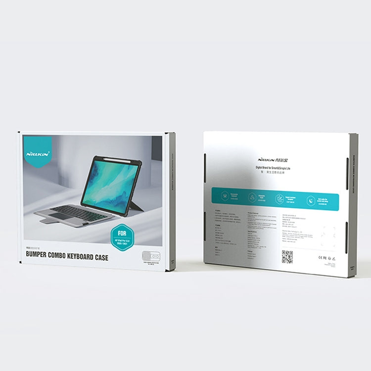 Custodia per tastiera combinata paraurti Nillkin, For iPad 10.2 2019/2020/2021