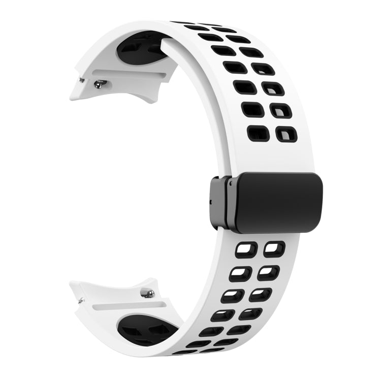 Cinturino per orologio in silicone con fibbia pieghevole a doppia fila, For Samsung Galaxy Watch5 Pro