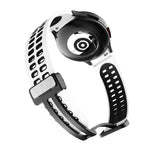 Cinturino per orologio in silicone con fibbia pieghevole a doppia fila, For Samsung Galaxy Watch5 Pro