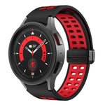 Cinturino per orologio in silicone con fibbia pieghevole a doppia fila, For Samsung Galaxy Watch5 Pro