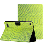 Custodia per tablet in pelle tinta unita con texture coccodrillo, For Amazon Kindle Fire HD 7 2019/2017/2015, For Huawei MatePad T 10s, For Huawei MatePad T8, For Samsung Galaxy Tab A 10.1 2019 T510