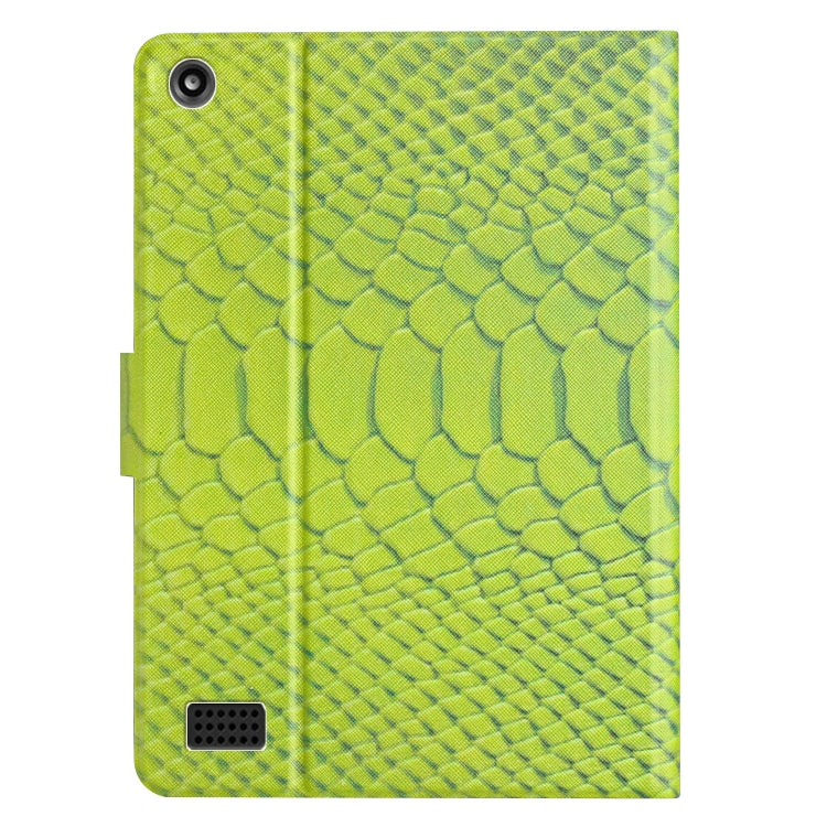 Custodia per tablet in pelle tinta unita con texture coccodrillo, For Amazon Kindle Fire HD 7 2019/2017/2015, For Huawei MatePad T 10s, For Huawei MatePad T8, For Samsung Galaxy Tab A 10.1 2019 T510