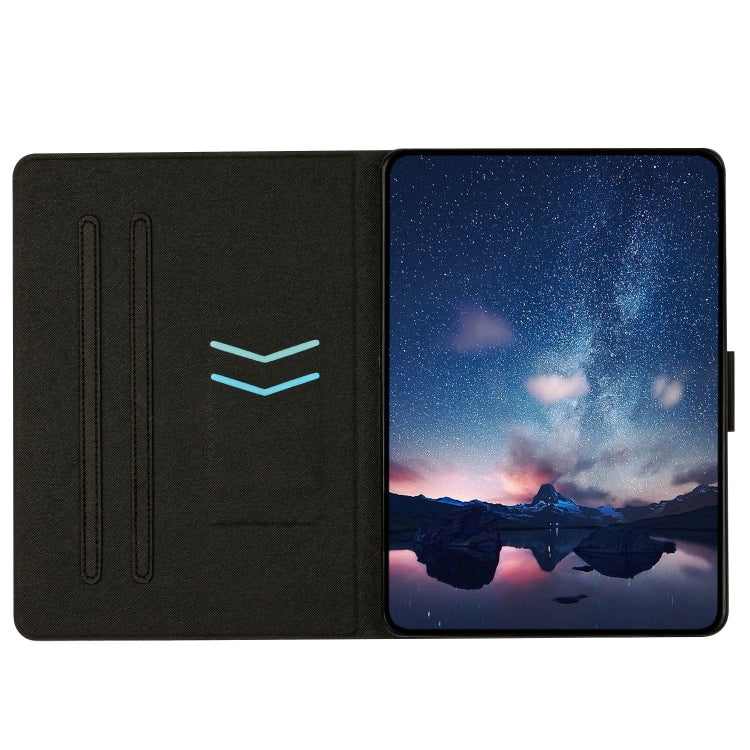 Custodia per tablet in pelle tinta unita con texture coccodrillo, For Amazon Kindle Fire HD 7 2019/2017/2015, For Huawei MatePad T 10s, For Huawei MatePad T8, For Samsung Galaxy Tab A 10.1 2019 T510
