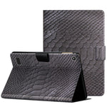 Custodia per tablet in pelle tinta unita con texture coccodrillo, For Amazon Kindle Fire HD 7 2019/2017/2015, For Huawei MatePad T 10s, For Huawei MatePad T8, For Samsung Galaxy Tab A 10.1 2019 T510