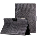 Custodia per tablet in pelle tinta unita con texture coccodrillo, For Amazon Kindle Fire HD 7 2019/2017/2015, For Huawei MatePad T 10s, For Huawei MatePad T8, For Samsung Galaxy Tab A 10.1 2019 T510