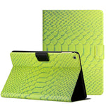 Custodia per tablet in pelle tinta unita con texture coccodrillo, For Amazon Kindle Fire HD 7 2019/2017/2015, For Huawei MatePad T 10s, For Huawei MatePad T8, For Samsung Galaxy Tab A 10.1 2019 T510
