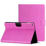 Custodia per tablet in pelle tinta unita con texture coccodrillo, For Amazon Kindle Fire HD 7 2019/2017/2015, For Huawei MatePad T 10s, For Huawei MatePad T8, For Samsung Galaxy Tab A 10.1 2019 T510